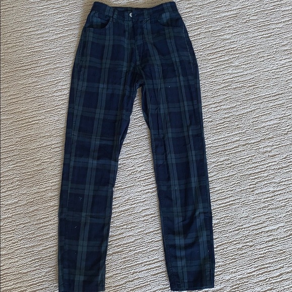 Brandy Melville Pants - Brandy Melville Plaid Pants